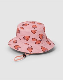 Crywolf - REVERSIBLE BUCKET HAT Strawberry Splash