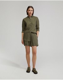 Oxford - Cleo Linen Shorts