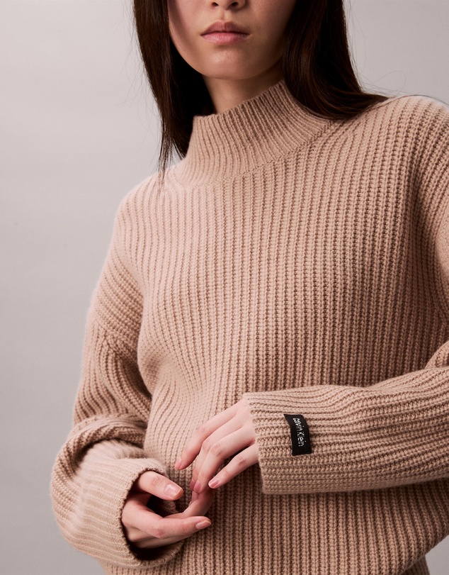 Calvin Klein - Ribbed Chunky Relaxed Turtleneck Jumper