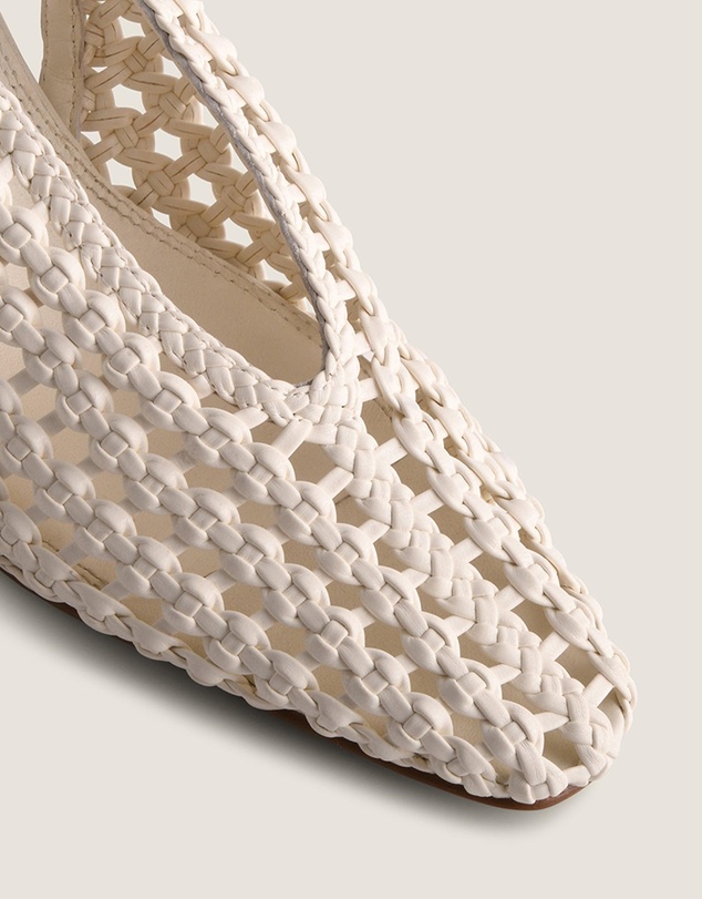 Shelly Shen - Iris High Heels White Leather