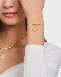 THOMAS SABO - Yellow-Gold Plated Wish Upon A Star Letter Charm
