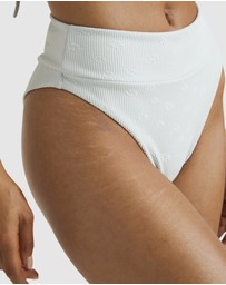 RVCA - Maisey High Rise Cheeky Bikini Bottoms
