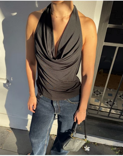 Dazie - Solara Halter Top