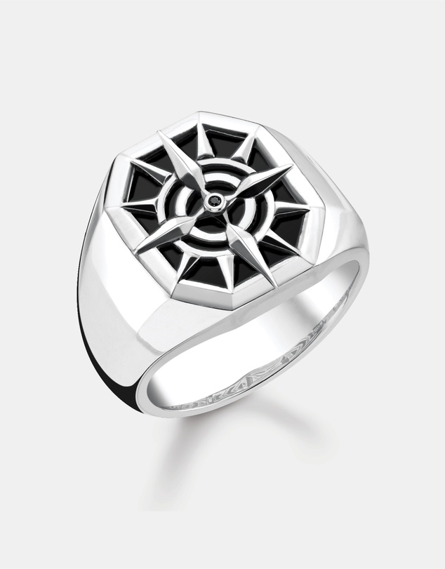 THOMAS SABO - Ring Compass Black