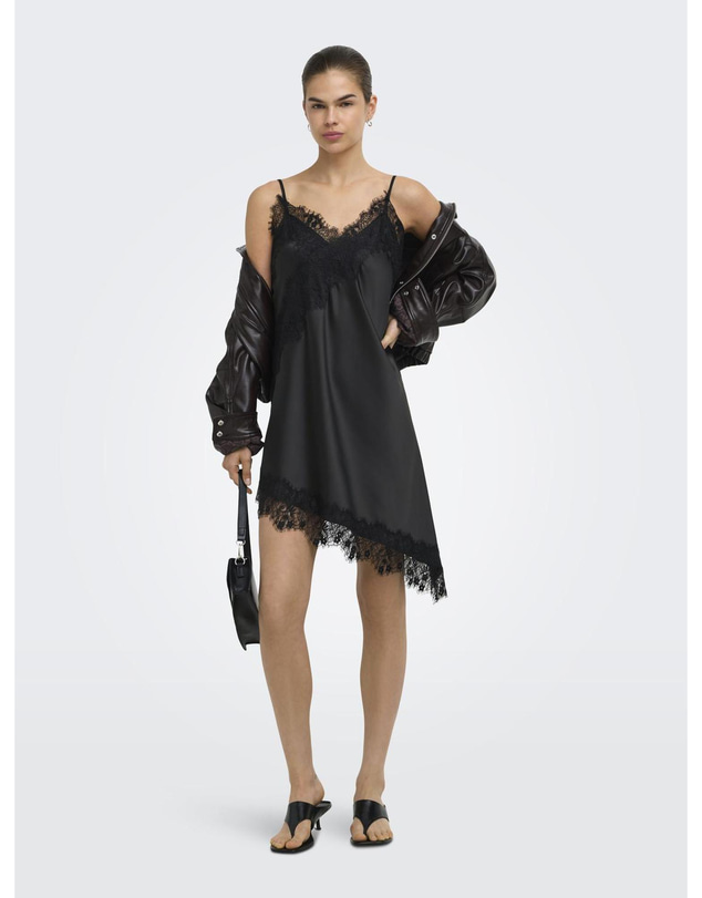 ONLY - Indona Satin Lace Dress