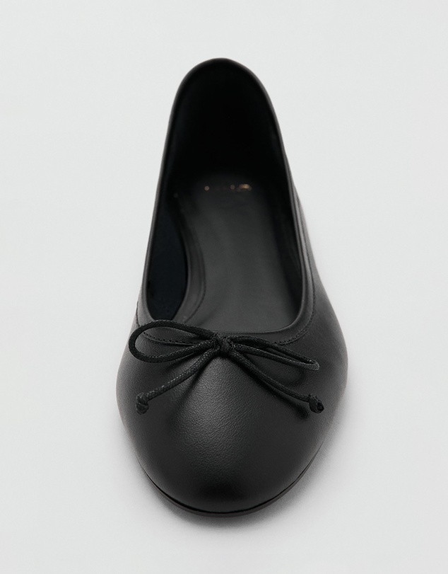 M.N.G - Leather Ballet Flats