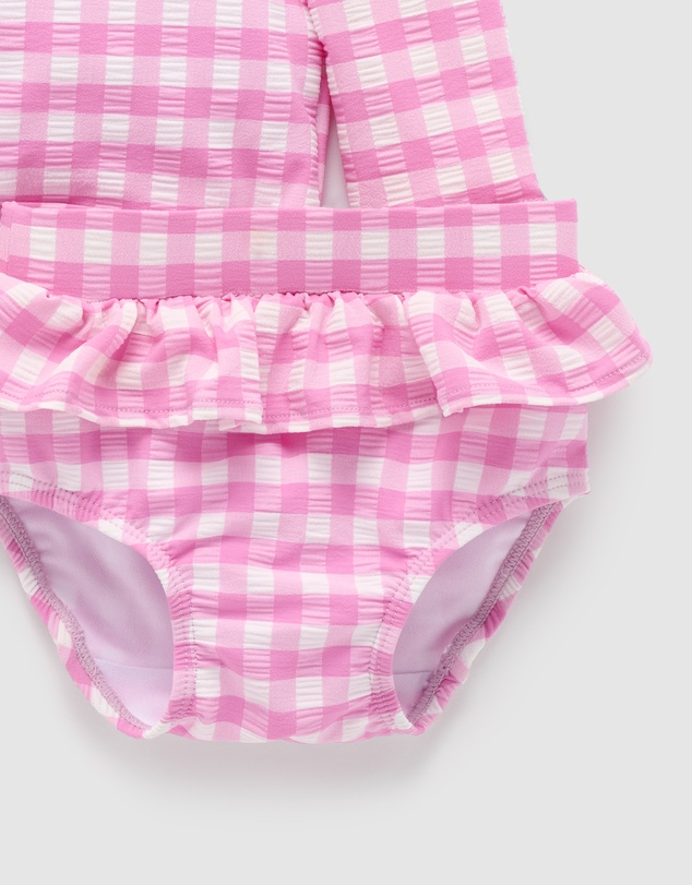 Purebaby - Printed Long Sleeve Rashie Set- Kids-Babies