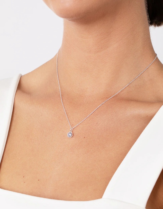 Lovisa - Sterling Silver Cubic Zirconia Necklace