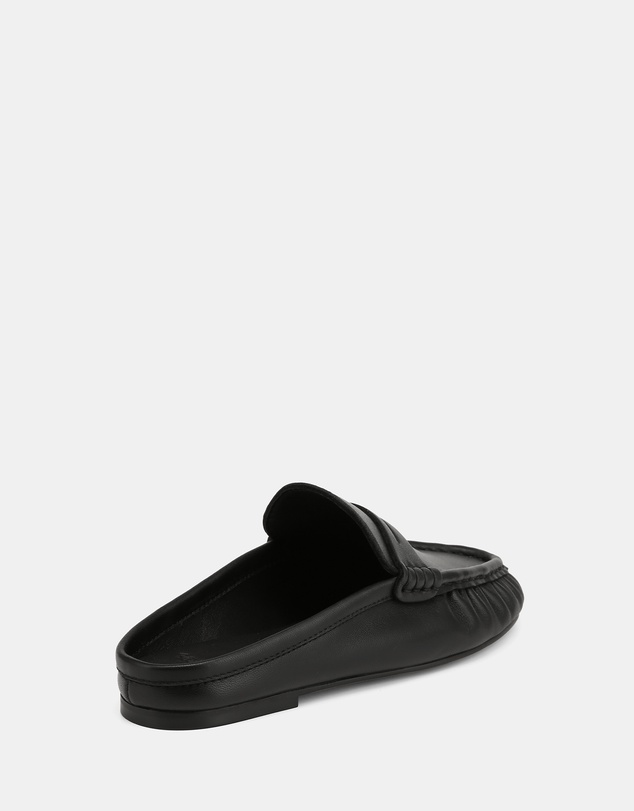 Wittner - Bronn Leather Backless Loafers