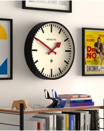 Newgate - Newgate Universal Wall Clock Railway Dial Black