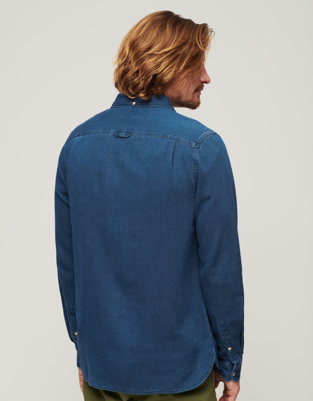 Superdry - Organic Cotton Long Sleeve Denim Shirt