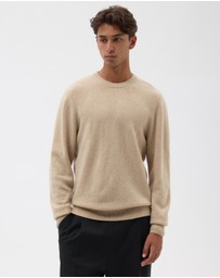 AERE - Premium Wool Crew Neck Knit Jumper