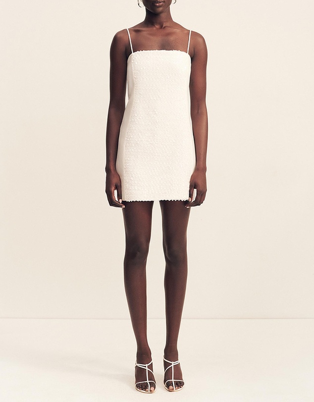 Shona Joy - Eluna Panelled Sequin Mini Dress