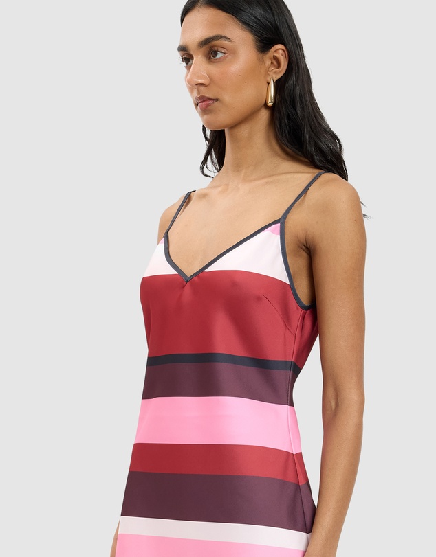 With Harper Lu - Bias Mini Dress