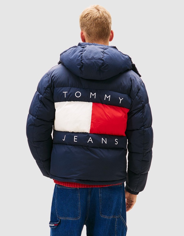 Tommy Jeans - Hooded Flag Puffer