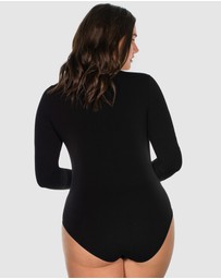 B Free Intimate Apparel - Long Sleeve Bamboo Bodysuit