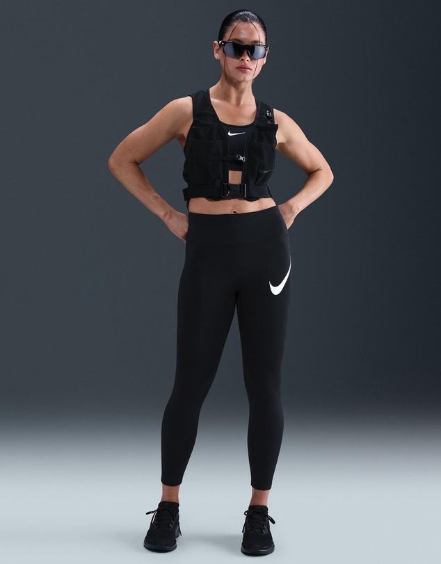 Nike - Tempo Swoosh Run Dri-FIT High-Waisted 7/8 Running Leggings