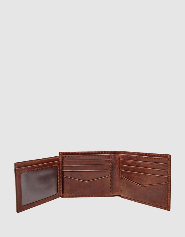 Fossil - Ryan Dark Brown RFID Flip ID Bifold