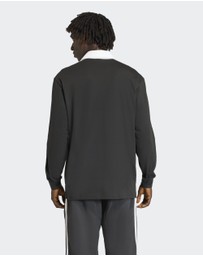 adidas Originals - 3-STRIPES RUGBY LONGSLEEVE POLO Mens