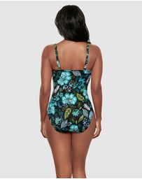 Miraclesuit Swimwear  - Florica Kara Underwired Square Neck Shaping Swimsuit