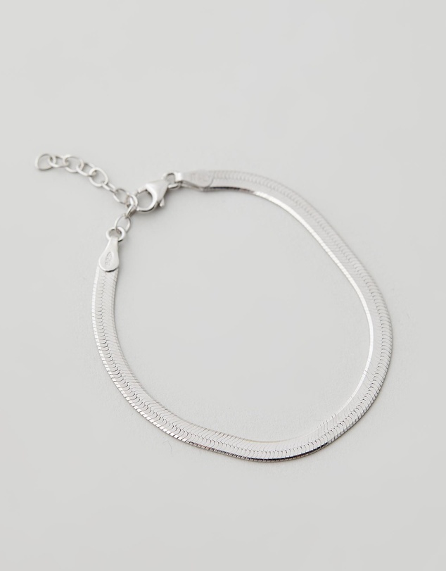 SAINT VALENTINE - Sphinx 3mm Snake Chain Bracelet - Silver