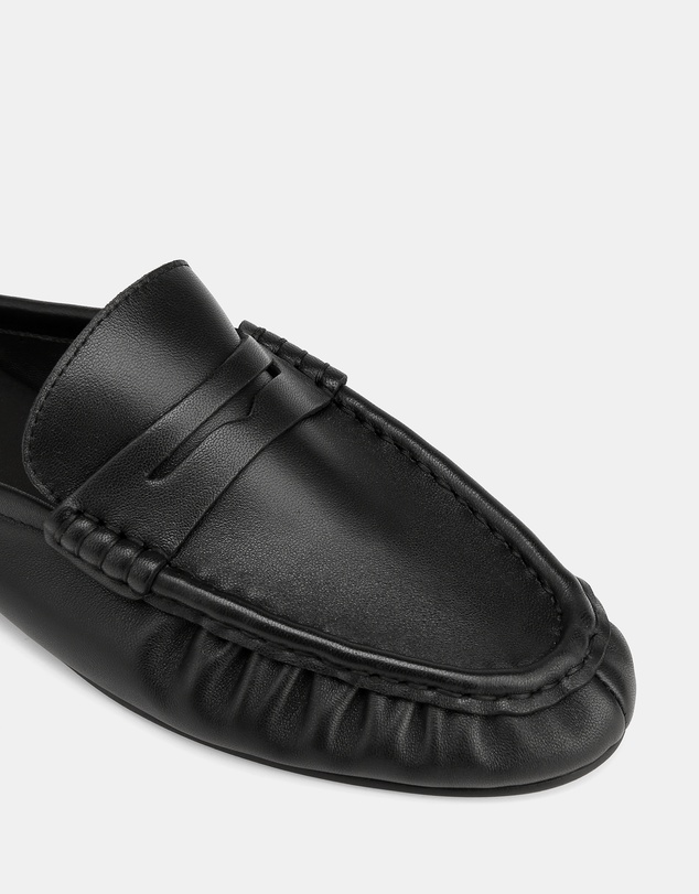 Wittner - Bronn Leather Backless Loafers