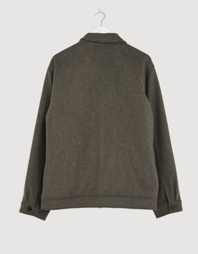 Revibe - Repaired AERE Wool Double Zip Jacket - International-L