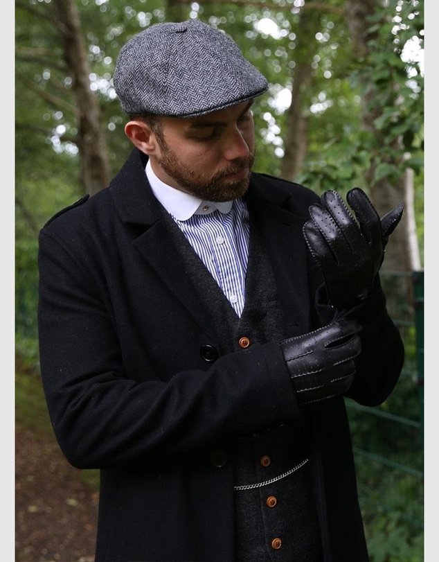 DENTS - Abraham Moon Tweed Drivers Cap