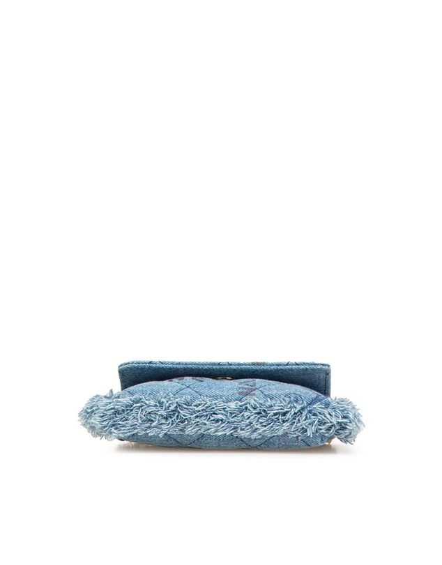 Pre-Loved by Azura Reborn - Pre-Loved Mini Denim Mood Clutch with Chain