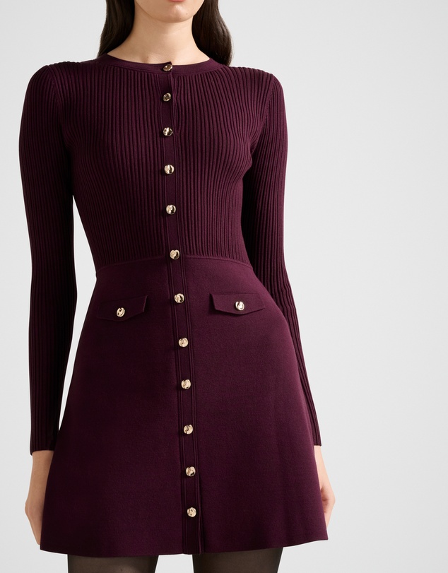Forever New - Issie Long Sleeves Knitted Mini Dress