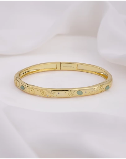 Wanderlust + Co - Keepsakes Aventurine Bangle