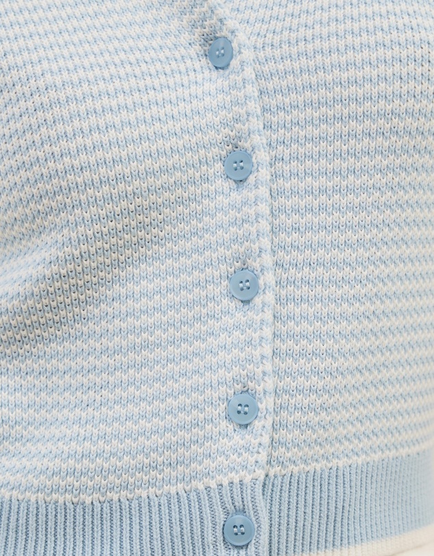 Atmos&Here - Nova Short Sleeve Stripe Knit Top
