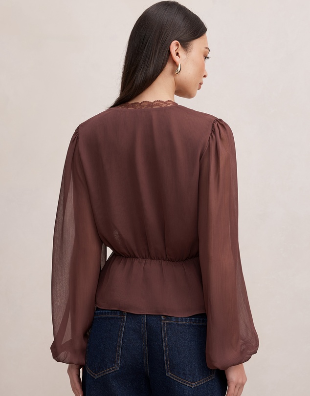 Forever New - Matilda Lace Detail Blouse