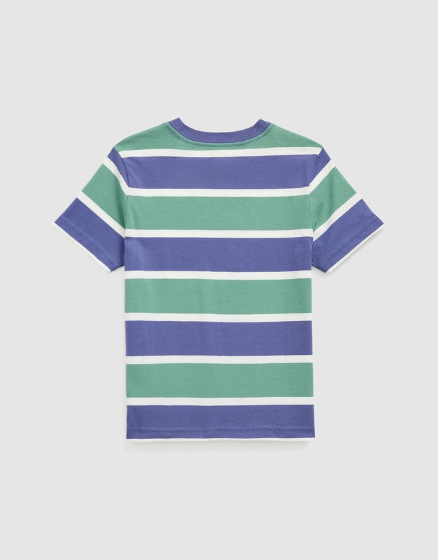Polo Ralph Lauren - Polo Bear Striped Cotton Jersey Tee - ICONIC EXCLUSIVE - Kids