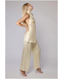 Bardot - Devin Mid Rise Satin Pant