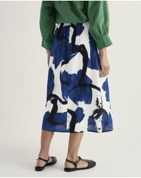 Seasalt - Seasalt Cornwall Blue Mevagissey Skirt