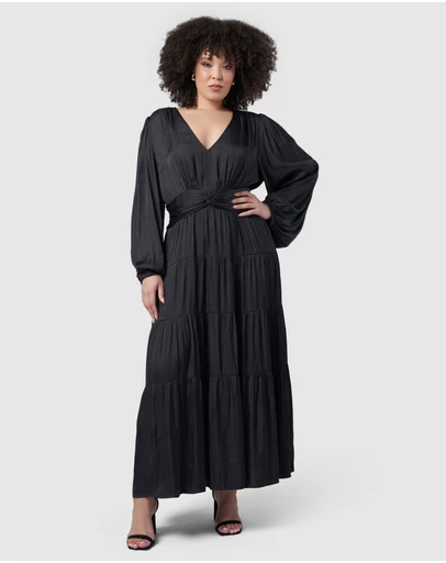 Pink Dusk by Curve Project - Nothing But You Maxi Dress