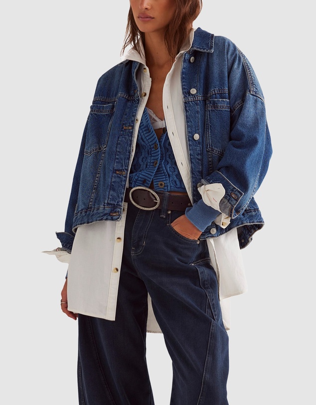 Free People - Opal Swing Denim Jacket