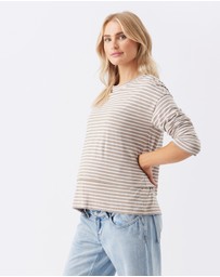 Ripe Maternity - Claudette L/S Nursing Top