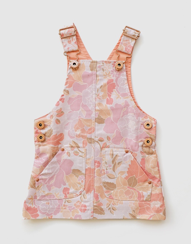 WITH LOVE FOR KIDS - Hazel Denim Pinafore Dress - Babies - Kids