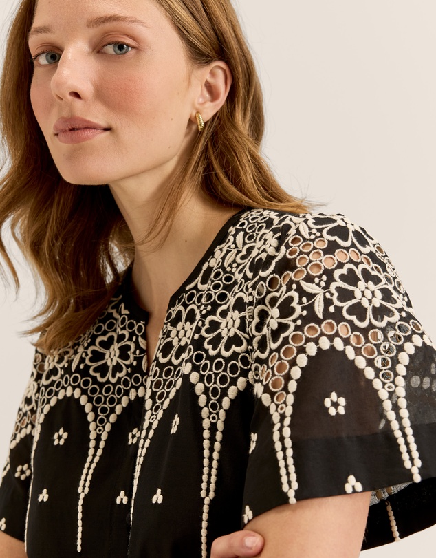 Review - Florida Embroidered Midi Dress