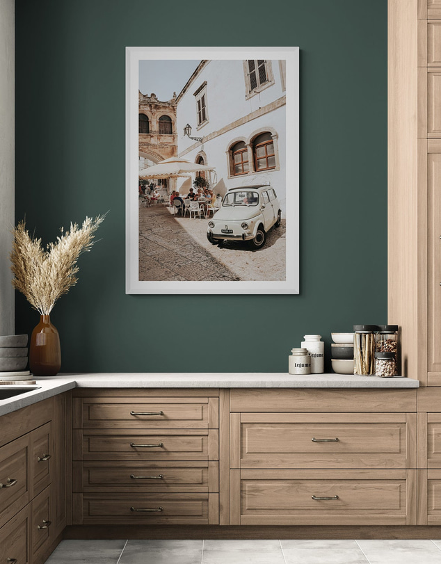 Amichi Co - Piazza di Ostuni Puglia Fine Art Photography Print