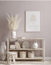 Olive et Oriel - Virgo Celestial Zodiac Art Print A3
