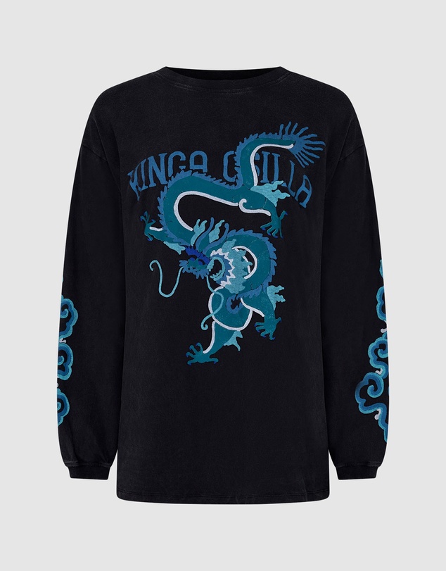 KINGA CSILLA - Rex Dragon Roses LS Tee