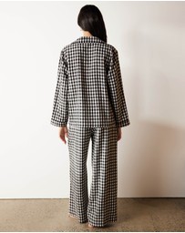 Atmos&Here - Ava Gingham Long PJ Set