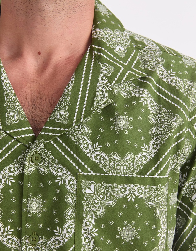 Sportscraft - Bandana Short Sleeve Resort Shirt