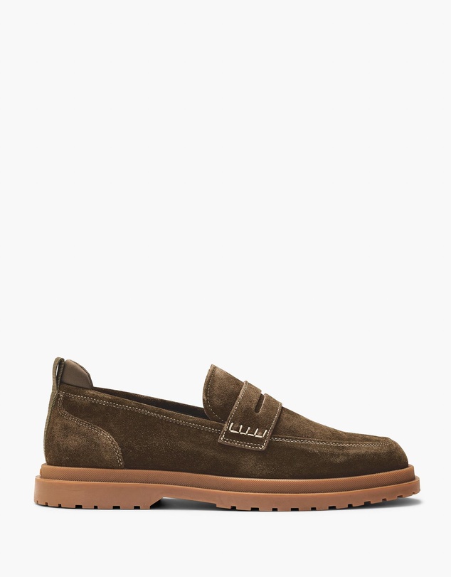Aquila - Radar Suede Penny Loafers
