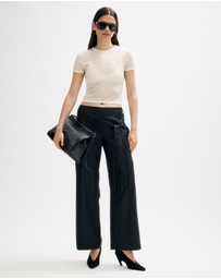 Minima Esenciales - Ise Macrame Belt Pants
