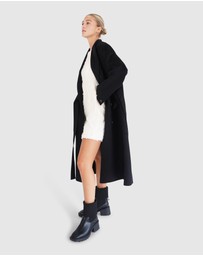 Belle & Bloom - Right There Side Tie Coat
