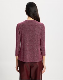 Lindsay Nicholas New York - Disco Glitter Top